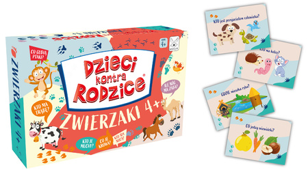 Gra Dzieci kontra Rodzice Zwierzaki 4+