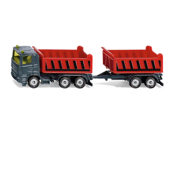 Ciężarówka wywrotka z przyczepą Siku 16 S1685