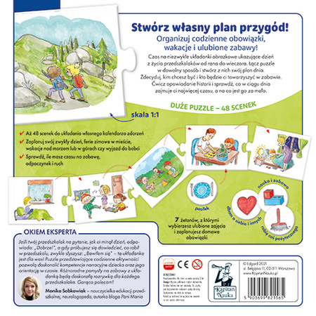 Układam i opowiadam Mój dzień Kapitan Nauka