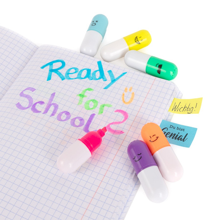 Zakreślacze 6 kolorów