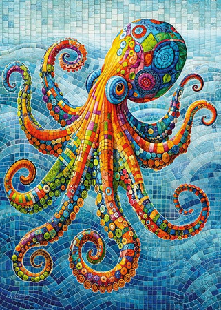 Puzzle 500 CherryPazzi Splish Splash Octopus 20234