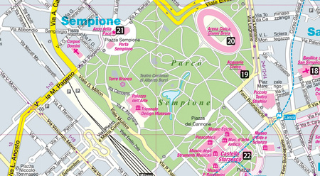 Mediolan map&guide PL laminat 2024