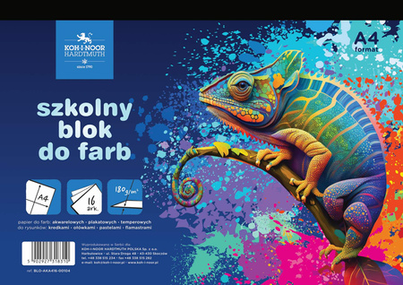 Blok A4 do farb Kameleon 16 ark.180 g.
