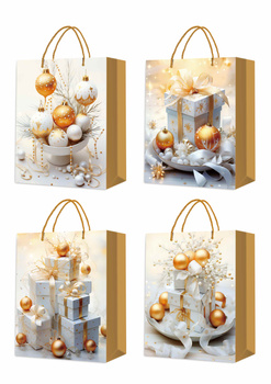 Torebki prezentowe BN 12 sztuk mix wzorów WK 22560 M