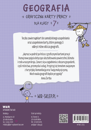 Geografia Graficzne karty pracy dla klasy 7