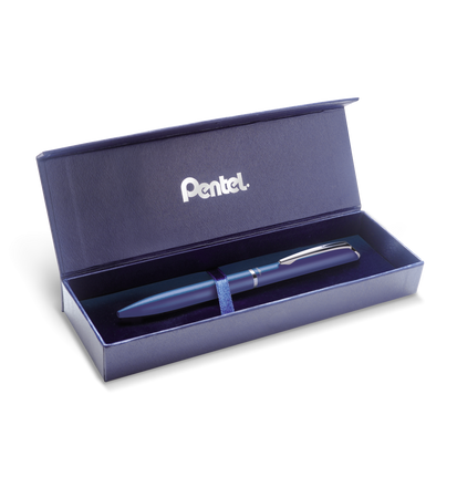 Eleganckie pióro kulkowe EnerGel 0,7 mm BL2007-C granatowe w etui