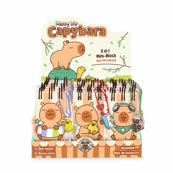 Notes mini 2w1 Kapibara 1szt.mix