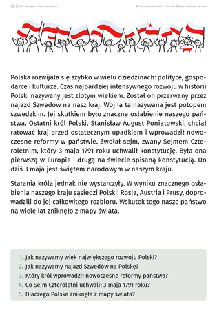 Polska karty pracy z tekstami do czytania ze zrozumieniem dla uczniów ze specjalnymi potrzebami edukacyjnymi