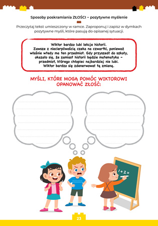 Radzę sobie ze złością karty pracy dla dzieci i młodzieży z problemami emocjonalnymi oraz ze spektrum autyzmu