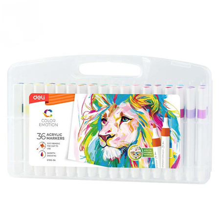Markery akrylowe 36 szt.mix kolorów