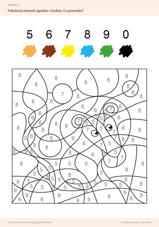 Ćwiczenia na koncentrację dla 6-latków