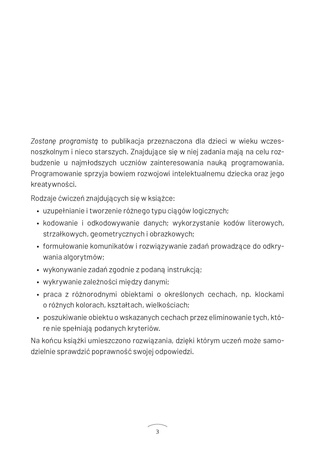 Zostanę programistą pierwsze zadania z kodowania dla uczniów edukacji wczesnoszkolnej