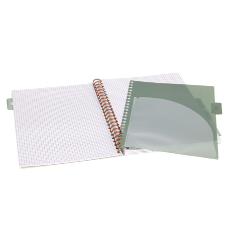 Kołozeszyt Strigo A4 Project Book Afryka pastelowo niebieski kratka