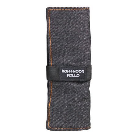 Piórnik etui czarny jeans