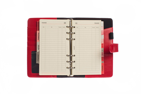 Organizer 2026 Memofix B6 ST czerwony