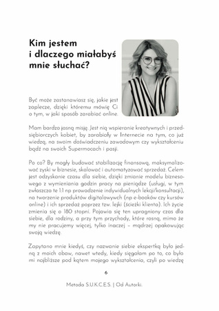 Metoda S.U.K.C.E.S., czyli jak zarabiać online na tym, co już wiesz