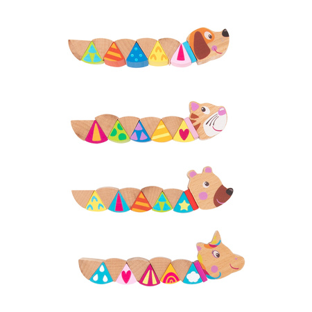 Drewniane zwierzątko 1 szt. mix