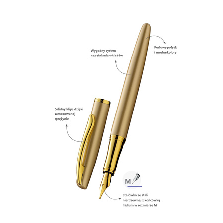 Pióro wieczne Jazz noble gold etui Pelikan