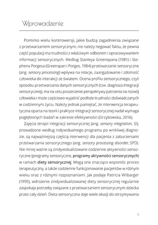 Codzienne programy aktywności sensorycznych (PAS) w ramach diety sensorycznej