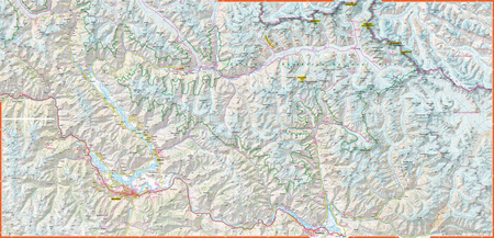 Karakoram trekking map 1:175 000 laminat 2024