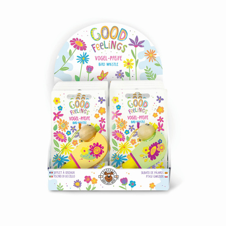 Gwizdek drewniany Ptaszek 1szt.mix