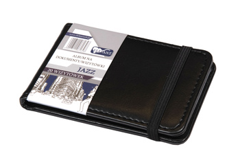 Album na 20 wizytówek Jazz czarny