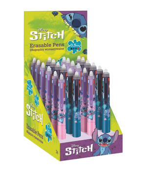 Display Długopis wymazywalny 4-kolorowy Stitch 24 sztuki