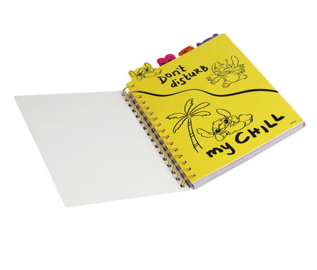 Kołobrulion A5 Disney Black Stitch 100 kartek wzór 2