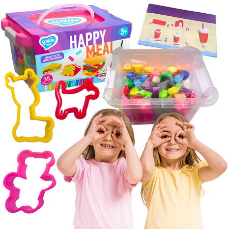 Masa plastyczna lekka TM Lovin Happy Meal +akcesoria