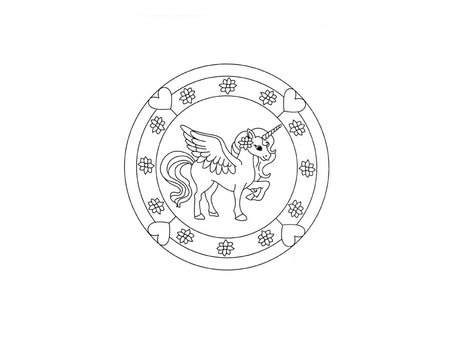 Kolorowanka antystresowa Mandale Jednorożce 5301145