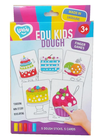 Masa plastyczna lekka TM Lovin Edu Kids Sweets + karty