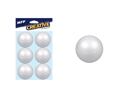 Kula gładka 4cm 6 sztuk