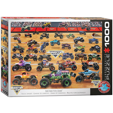 Puzzle 1000 Monster Jam Truck Lineup 6000-5944