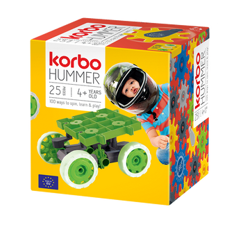 Klocki Korbo Hummer 25 elementów green