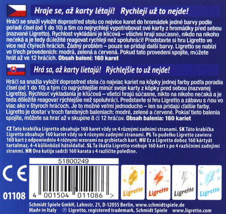 Gra Ligretto w niebieskim pudełku edycja polska
