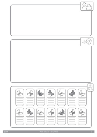 Moje dziecko nie czyta Ćwiczenia do nauki czytania Zeszyt 3