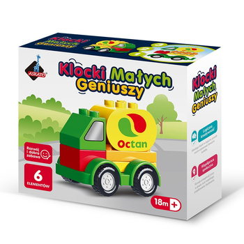 Klocki małych geniuszy Autko 6 elementów