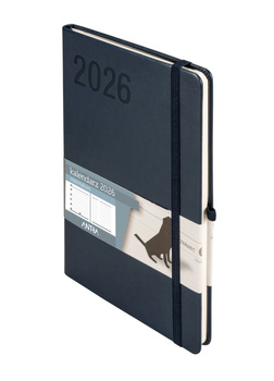 Kalendarz 2026 Minimalizm A5 TNS granat