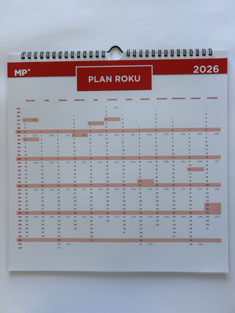 Kalendarz 2026 ścienny motyw Main Paper