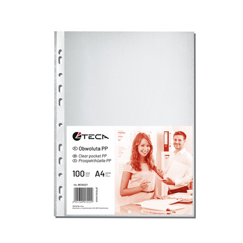 Paczka Koszulka groszkowa Herlitz A4 PP 40mikr. 100 sztuk