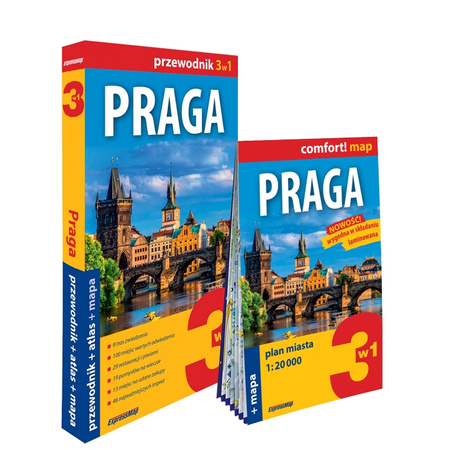 Praga zestaw przewodnikowy 3w1 2023