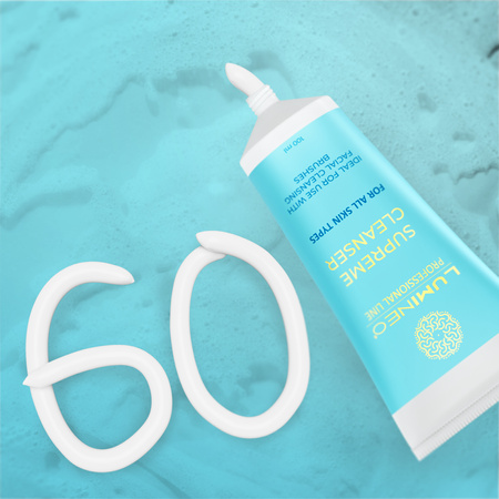 Szczoteczka Brush Pro LUMINEO 4 końcówki + żel do wszystkich rodzajów skóry turkusowa