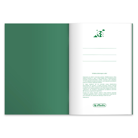 Paczka zeszyt A5 Eco PP Ocean Colors 32k kratka mix kolorów 10 szt.