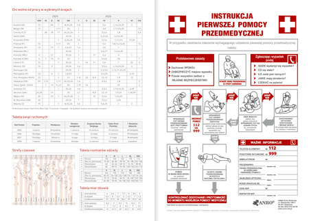 Kalendarz nauczyciela 2025/2026 B5T PCV bezbarwny EKO