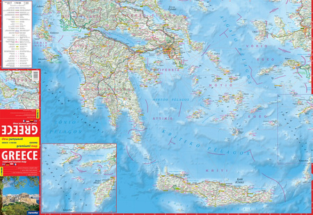 Greece road and tourist map 1:700 000 karton 2023