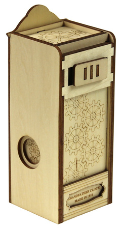 Łamigłówka Escape Box Grandfather Clock Secret poziom 4/4