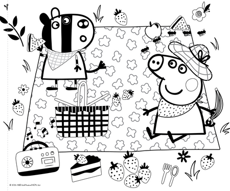 Kolorowe zabawy z przyjaciółmi. Świnka Peppa. Czas na kolor