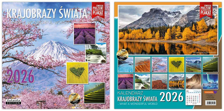 Kalendarz 2026 classic Krajobrazy Świata