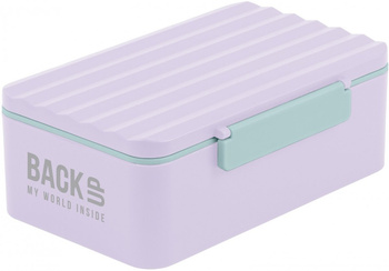 Śniadaniówka Backup SB6C39 fioletowo-seledynowa