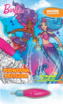 Podwodna przygoda. Barbie. Wodne kolorowanie
